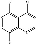 Quinoline, 5,8-dibromo-4-chloro- Structural