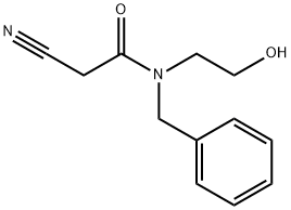 Acetamide, 2-cyano-N-(2-hydroxyethyl)-N-(phenylmethyl)- Structural