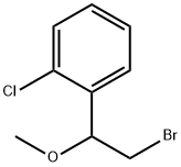 Benzene, 1-(2-bromo-1-methoxyethyl)-2-chloro- Structural