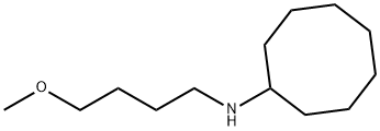 Cyclooctanamine, N-(4-methoxybutyl)- Structural