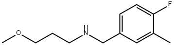Benzenemethanamine, 4-fluoro-N-(3-methoxypropyl)-3-methyl- Structural