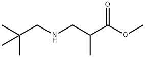 methyl 2-methyl-3-(neopentylamino)propanoate Structural