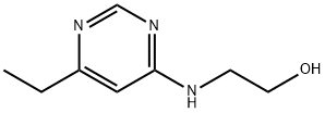 Ethanol, 2-[(6-ethyl-4-pyrimidinyl)amino]- Structural