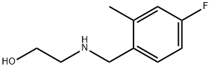 Ethanol, 2-[[(4-fluoro-2-methylphenyl)methyl]amino]- Structural