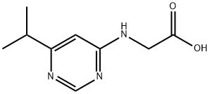 Glycine, N-[6-(1-methylethyl)-4-pyrimidinyl]- Structural