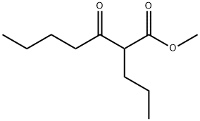 Heptanoic acid, 3-oxo-2-propyl-, methyl ester Structural