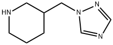 Piperidine, 3-(1H-1,2,4-triazol-1-ylmethyl)- Structural