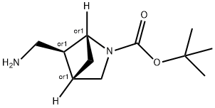 Racemic-(1R,4S,5S)-Tert-Butyl 5-(Aminomethyl)-2-Azabicyclo[2.1.1]Hexane-2-Carboxylate(WX120068) Structural