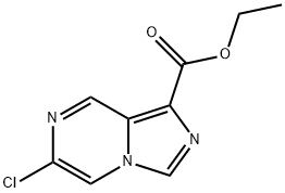 Imidazo[1,5-a]pyrazine-1-carboxylic acid, 6-chloro-, ethyl ester Structural