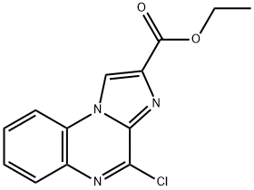 Imidazo[1,2-a]quinoxaline-2-carboxylic acid, 4-chloro-, ethyl ester Structural