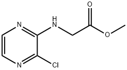Glycine, N-(3-chloro-2-pyrazinyl)-, methyl ester Structural