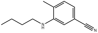 Benzonitrile, 3-(butylamino)-4-methyl- Structural