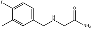Acetamide, 2-[[(4-fluoro-3-methylphenyl)methyl]amino]- Structural