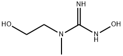 Guanidine, N'-hydroxy-N-(2-hydroxyethyl)-N-methyl- Structural