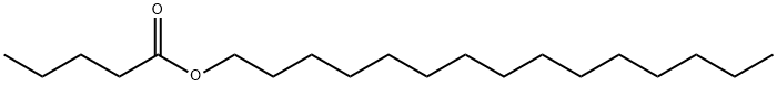 Pentanoic acid, pentadecyl ester Structural
