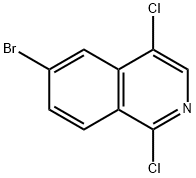 Isoquinoline, 6-bromo-1,4-dichloro- Structural