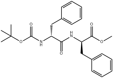 methyl (tert-butoxycarbonyl)-D-phenylalanyl-D-phenylalaninate Structural