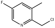 Pyridine, 2-(chloromethyl)-5-fluoro-3-methyl- Structural