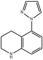 Quinoline, 1,2,3,4-tetrahydro-5-(1H-pyrazol-1-yl)- Structural