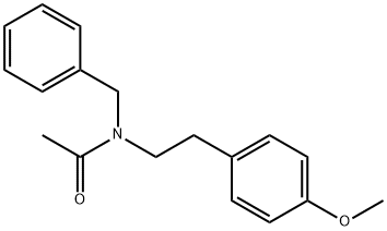 Acetamide, N-[2-(4-methoxyphenyl)ethyl]-N-(phenylmethyl)- Structural