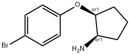 rel-(1R,2S)-2-(4-Bromophenoxy)cyclopentanamine Structural