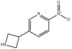 Pyridine, 5-(3-azetidinyl)-2-nitro- Structural