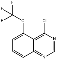 Quinazoline, 4-chloro-5-(trifluoromethoxy)- Structural