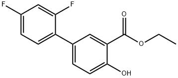 Diflunisal Ethyl Ester Structural