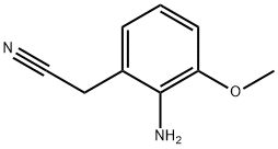 Benzeneacetonitrile, 2-amino-3-methoxy- Structural