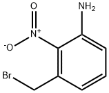 Benzenamine, 3-(bromomethyl)-2-nitro- Structural