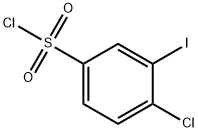 Benzenesulfonyl chloride, 4-chloro-3-iodo- Structural