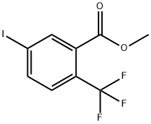 Benzoic acid, 5-iodo-2-(trifluoromethyl)-, methyl ester Structural