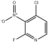 Pyridine, 4-chloro-2-fluoro-3-nitro- Structural