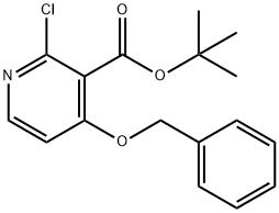 Tert-butyl 4-(benzyloxy)-2-chloronicotinate Structural