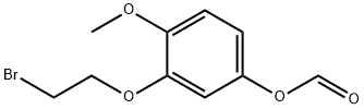 Phenol, 3-(2-bromoethoxy)-4-methoxy-, 1-formate Structural