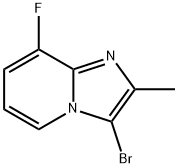 Imidazo[1,2-a]pyridine, 3-bromo-8-fluoro-2-methyl- Structural