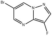 Pyrazolo[1,5-a]pyrimidine, 6-bromo-3-fluoro- Structural