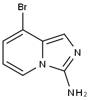 Imidazo[1,5-a]pyridin-3-amine, 8-bromo- Structural