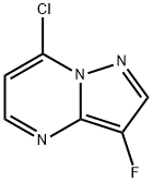 Pyrazolo[1,5-a]pyrimidine, 7-chloro-3-fluoro- Structural