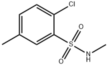 Benzenesulfonamide, 2-chloro-N,5-dimethyl- Structural