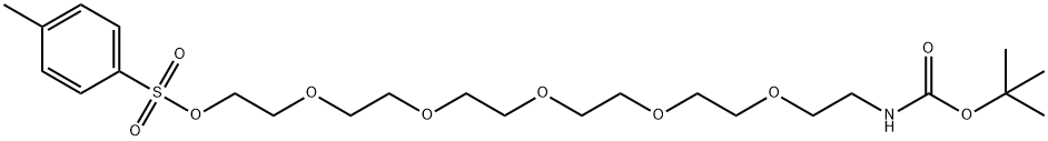 t-Boc-N-amido-PEG6-Tos Structural