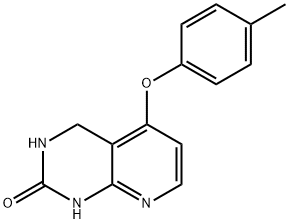 Pyrido[2,3-d]pyrimidin-2(1H)-one, 3,4-dihydro-5-(4-methylphenoxy)- Structural