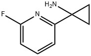 Cyclopropanamine, 1-(6-fluoro-2-pyridinyl)- Structural