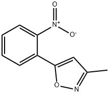 Isoxazole, 3-methyl-5-(2-nitrophenyl)- Structural