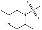 Piperazine, 2,5-dimethyl-1-(methylsulfonyl)- Structural