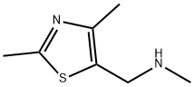 N-methyl(2,4-dimethylthiazol-5-yl)methanamine Structural