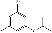 Benzene, 1-bromo-3-methyl-5-(1-methylethoxy)- Structural