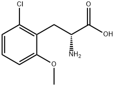 D-Phenylalanine, 6-chloro-2-methoxy- Structural