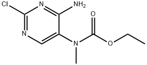 Carbamic acid, N-(4-amino-2-chloro-5-pyrimidinyl)-N-methyl-, ethyl ester Structural