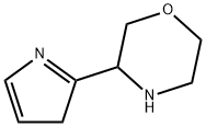 Morpholine, 3-(3H-pyrrol-2-yl)- Structural